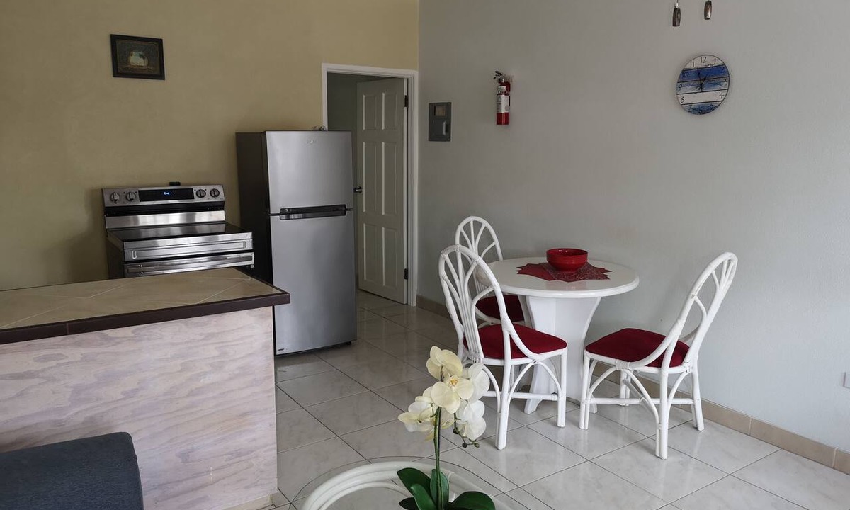 St. Lawrence Gap Apartment | Apt 5 Balcony Rock - Air conditioned apartment 6 minutes walk from the beach