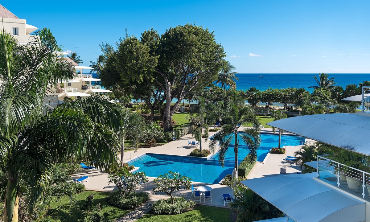 Saint Matthias Condo | Beachfront 3 Bedroom Condo with Onsite Gym, Three Communal Pools and Security