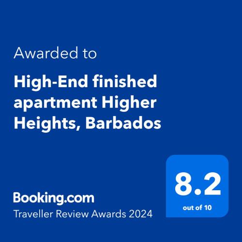 Inch Marlowe Apartment | High-End finished apartment Higher Heights, Barbados