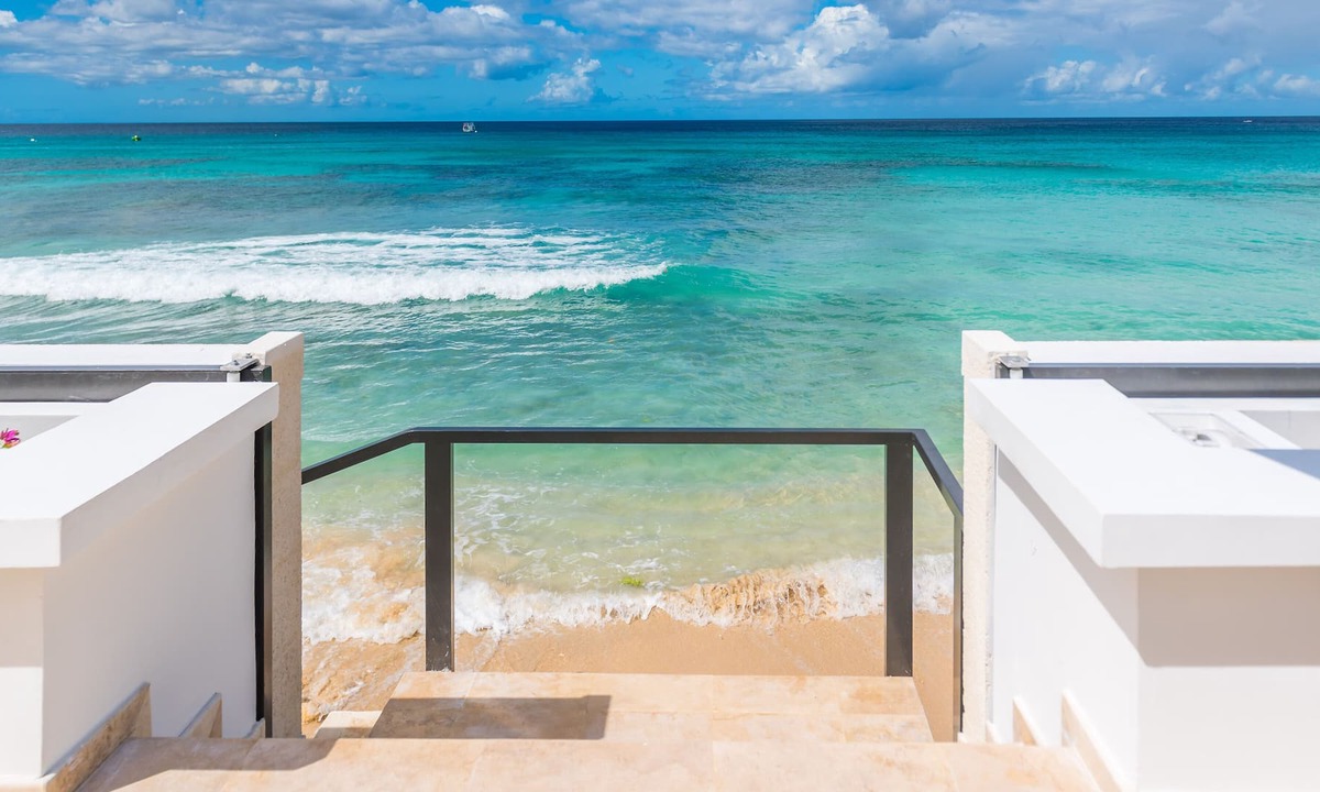 Fitts Village Villa | Nirvana: Luxury beachfront 5-bedroom villa with pool
