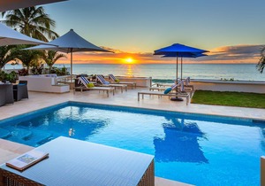 ZenBreak Nirvana is a luxury contemporary 5 bedroom beachfront villa