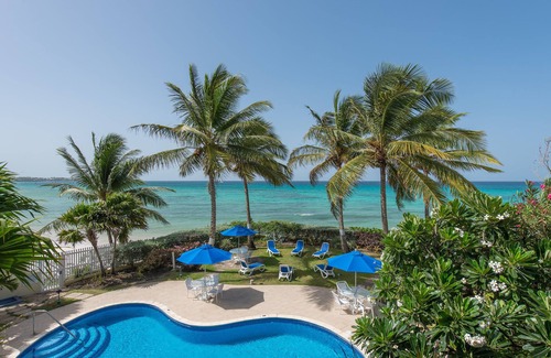 Oistins Condo | #201 Oceanview beachfront Maxwell Beach Villas