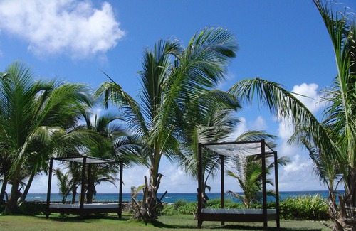 Silver Sands Apartment | Beachfront 2 bedroom apt. No. 2 right one the white sand beach of Silver Sands