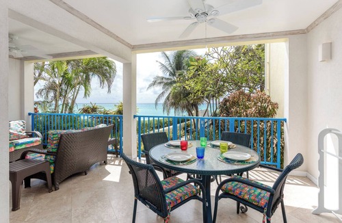 Oistins Condo | #101 Oceanview beachfront Maxwell Beach Villas