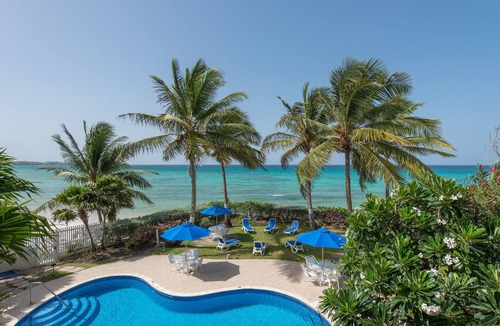 Oistins Condo | #201 Oceanview beachfront Maxwell Beach Villas