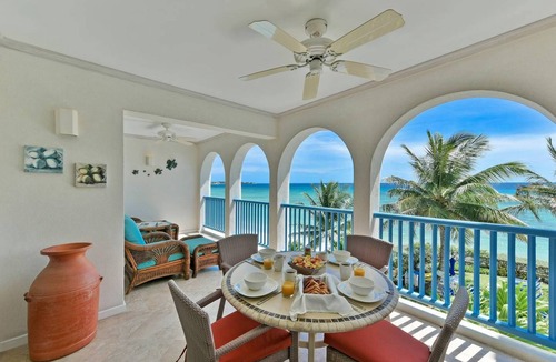 Oistins Condo | #302 Oceanview beachfront Maxwell Beach Villas