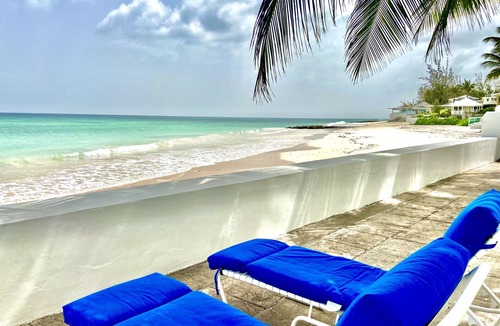 Oistins House | 4 Bedroom Oceanfront Villa - Near St. Lawrence Gap with Private Pool
