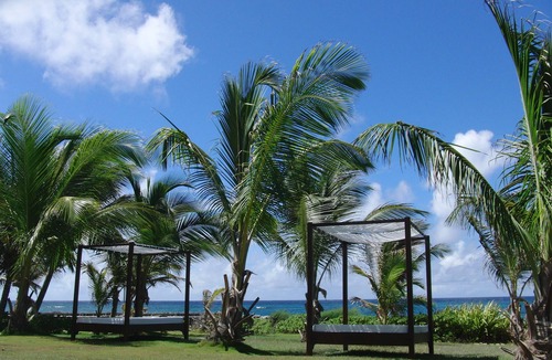 Silver Sands Apartment | Beachfront 2 bedroom apt. No. 2 right one the white sand beach of Silver Sands
