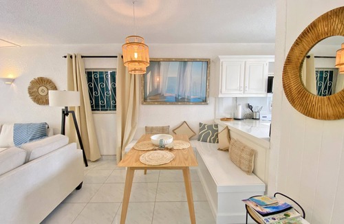 Rendezvous Apartment | Modern Apartment near Rockley Beach with Golf, Tennis, Pools & Onsite Restaurant