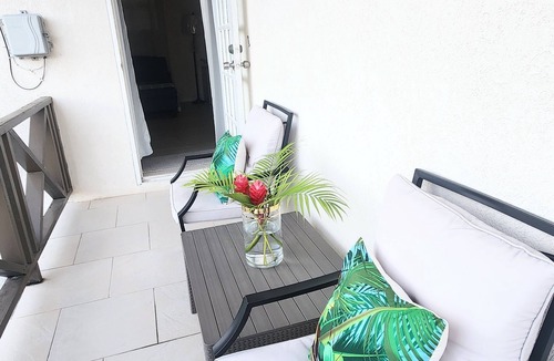 St. Lawrence Gap Apartment | Private Patio Upstairs Condo Suite at Mangoville