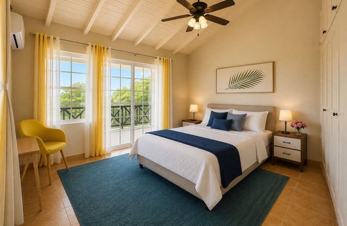 Clermont House | Spacious 7-bedroom estate in pleasant Saint James with AC