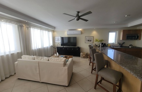 Hastings Villa | Stunning Beachfront 2-bedroom Condo with AC in Barbados