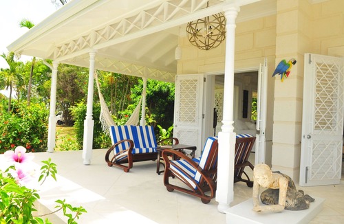 Trents Villa | Unique, Secluded Corral Stone Villa with large gardens and private beach access