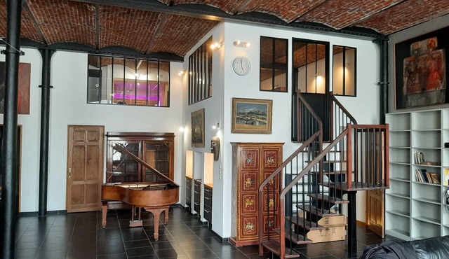 Luxury loft in Lille/Tourcoing with sauna, spa, 4 guests, with parking in Tourcoing