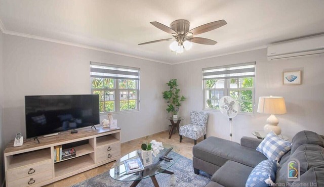 Near Dover Beach with Private Patio & Garden View in Oistins