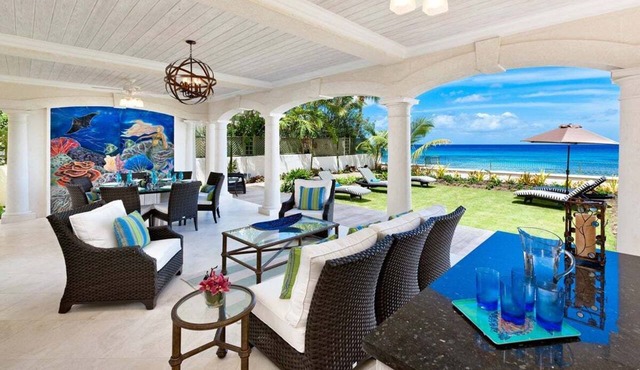 Stylish Beachfront Villa with Plunge Pool - Still Fathoms (3 bed) in Reeds Bay