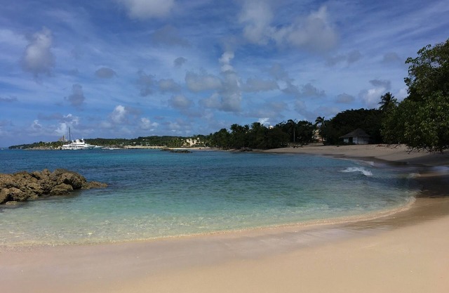 Luxury one bed apartment at Port St Charles Marina, with views of the Caribbean