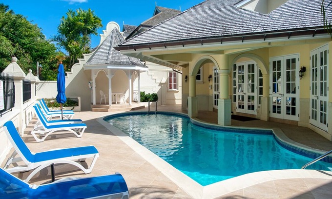 Sandy Lane House | Luxury townhouse with pool access and beach nearby