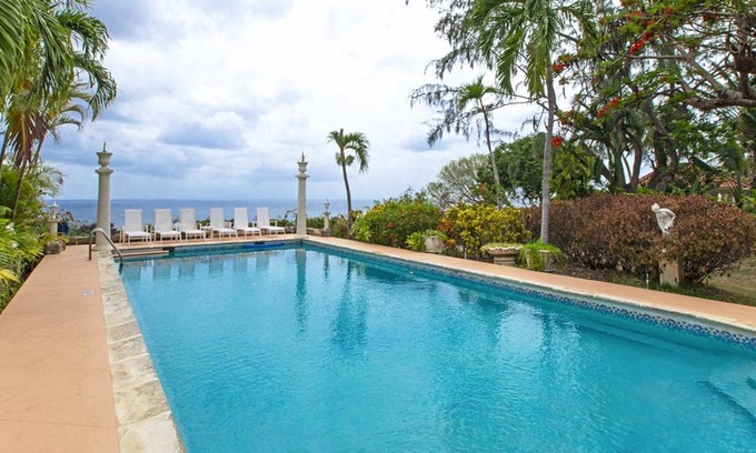 Weston House | Shangri La is a stately single storey holiday villa in Barbados that sleeps up to eight guests