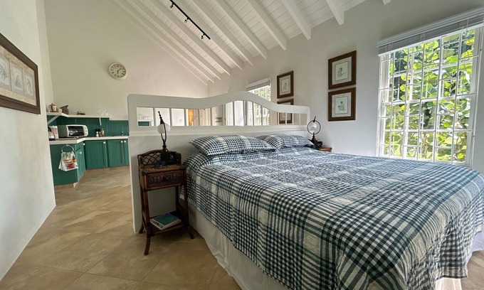Atlantic Shores Apartment | Spacious Surf Studio A/C Fast Wi-Fi Walk to Freights & South Point
