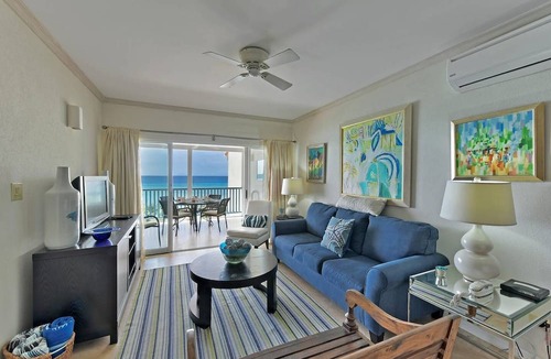 Oistins Condo | #502 Oceanview beachfront Maxwell Beach Villas
