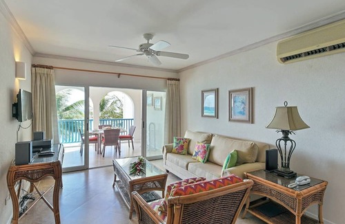 Oistins Condo | #302 Oceanview beachfront Maxwell Beach Villas