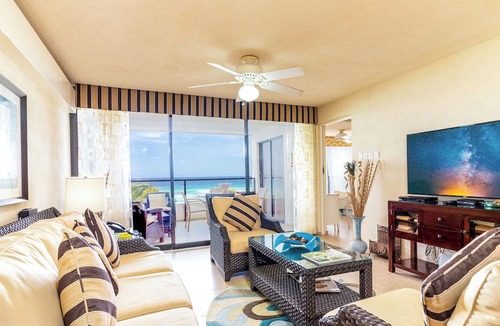 St. Lawrence Gap Condo | Sunset Beach - Ocean front with stunning sea views, WI-FI, AC.