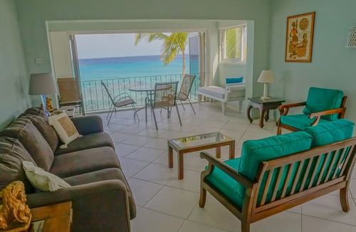 Fitts Village Apartment | Beautiful 2-Bedroom Apartment right on the beach in this tranquil little bay