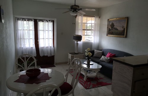 St. Lawrence Gap Apartment | Apt 5 Balcony Rock - Air conditioned apartment 6 minutes walk from the beach