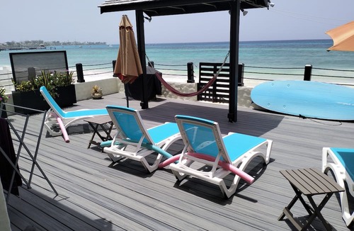 Oistins Apartment | Beachfront 1-Bedroom Hideaway Steps Away From Oistins