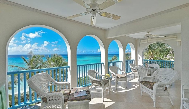 #401 Oceanview beachfront Maxwell Beach Villas in Christ Church