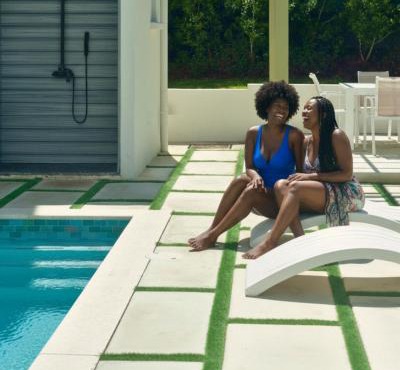 Modern 2BR Beachside Haven Ground Floor and Pool